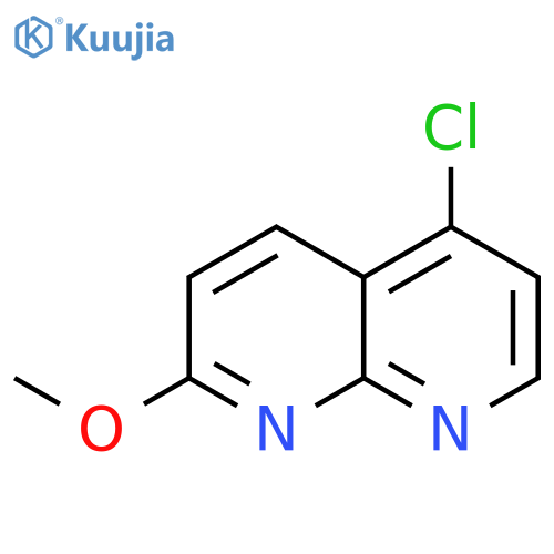 1,8-Naphthyridine, 5-chloro-2-methoxy- structure