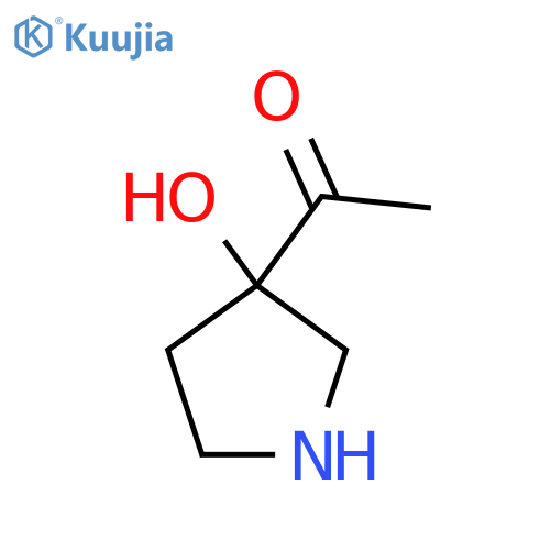 1-(3-Hydroxypyrrolidin-3-yl)ethan-1-one structure