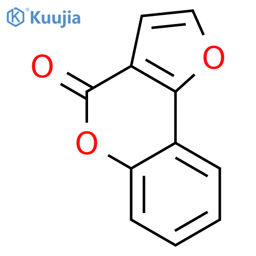 4H-furo3,2-cchromen-4-one structure