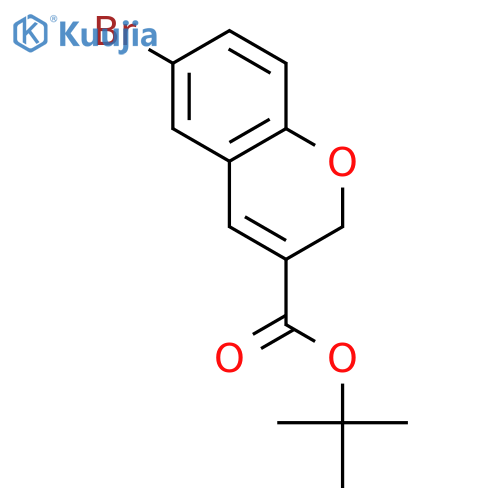 tert-butyl 6-bromo-2H-chromene-3-carboxylate structure