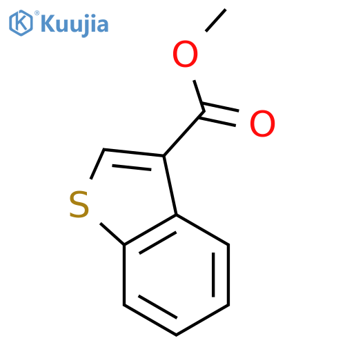 Benzo[b]thiophene-3-carboxylic acid, methyl ester structure