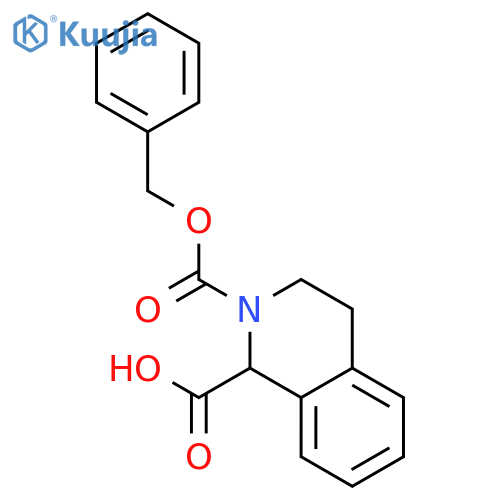 2-CBZ-1,2,3,4-tetrahydroisoquinoline-1-carboxylic Acid structure