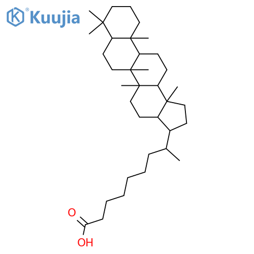 29-(5-Carboxypentyl)hopane; (17βH,21βH,22S)-form structure