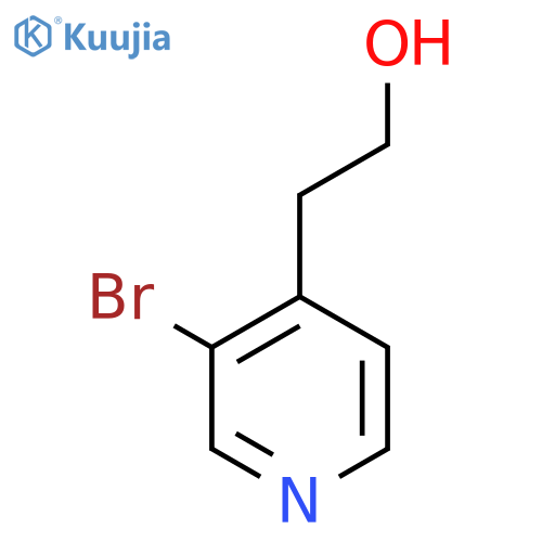 2-(3-bromopyridin-4-yl)ethan-1-ol structure