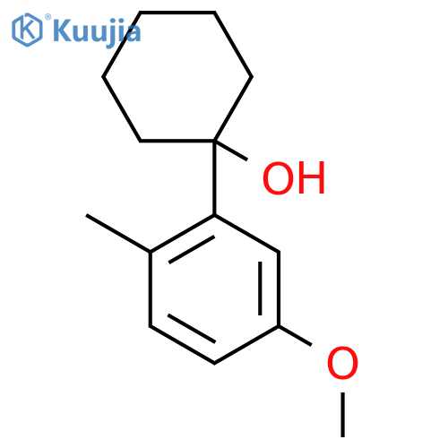 1-(5-Methoxy-2-methylphenyl)cyclohexanol structure