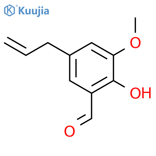 5-Allyl-2-hydroxy-3-methoxybenzaldehyde structure