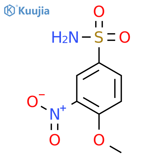 4-Methoxy-3-nitrobenzene-1-sulfonamide structure