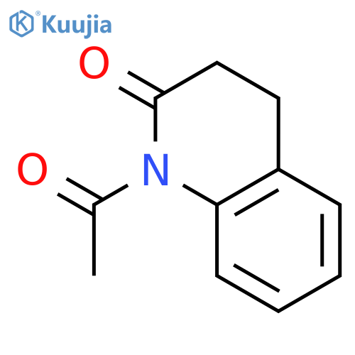 2(1H)-Quinolinone,1-acetyl-3,4-dihydro- structure
