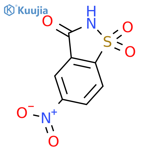 5-Nitro-2,3-dihydro-1lambda6,2-benzothiazole-1,1,3-trione structure