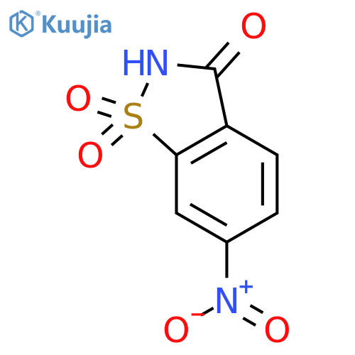 6-Nitrobenzodisothiazol-3(2H)-one 1,1-Dioxide structure