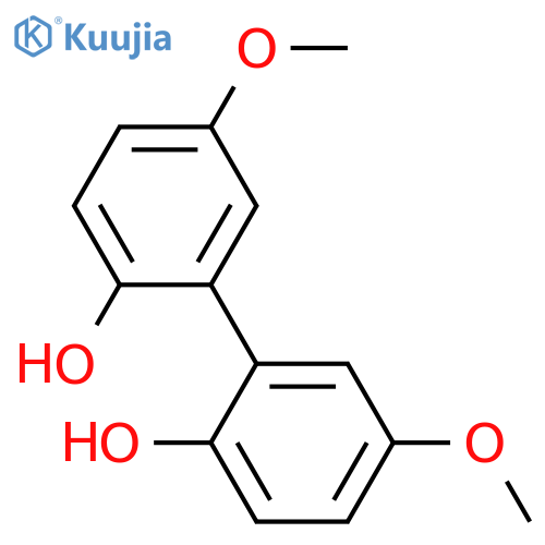 [1,1'-Biphenyl]-2,2'-diol, 5,5'-dimethoxy- structure