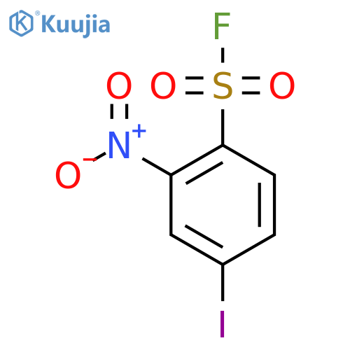 4-iodo-2-nitrobenzene-1-sulfonyl fluoride structure