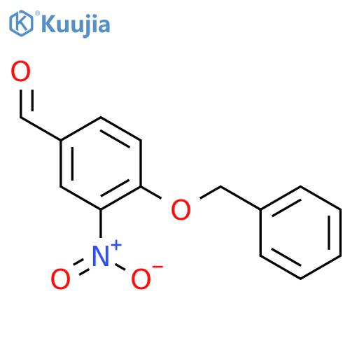 Benzaldehyde,3-nitro-4-(phenylmethoxy)- structure