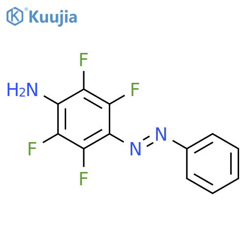 Benzenamine,2,3,5,6-tetrafluoro-4-(2-phenyldiazenyl)- structure