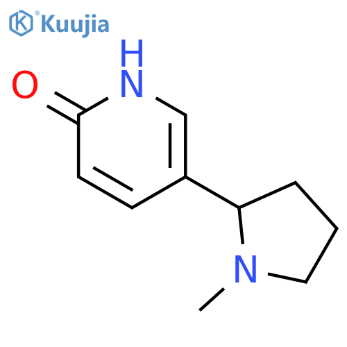 5-(2R)-1-methylpyrrolidin-2-yl-1,2-dihydropyridin-2-one structure