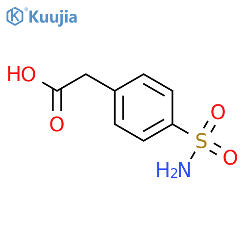 2-(4-Sulfamoylphenyl)acetic acid structure
