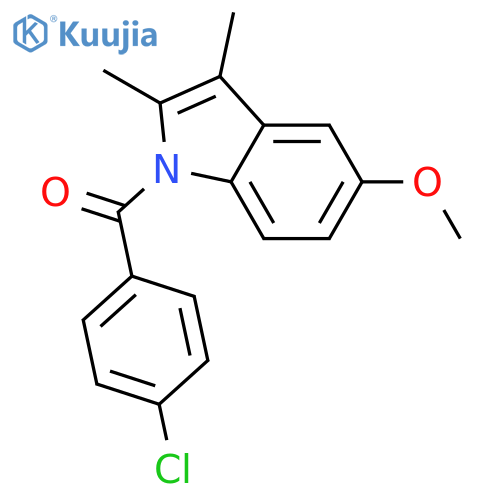 (4-Chlorophenyl)(5-methoxy-2,3-dimethyl-1H-indol-1-yl)methanone structure