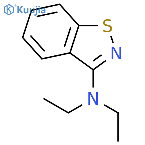 1,2-Benzisothiazol-3-amine, N,N-diethyl- structure