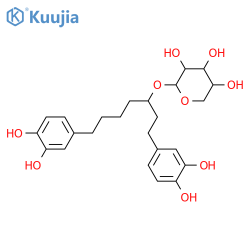 1,7-Bis(3,4-dihydroxyphenyl)-3-heptanol; (R)-form, 3-O-β-D-Xylopyranoside structure