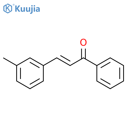 2-Propen-1-one, 3-(3-methylphenyl)-1-phenyl-, (2E)- structure