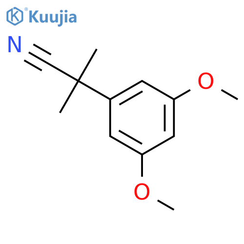 2-(3,5-Dimethoxyphenyl)-2-methylpropanenitrile structure