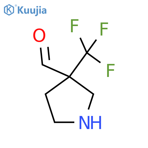 3-(Trifluoromethyl)pyrrolidine-3-carbaldehyde structure