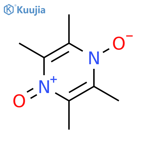 Pyrazine,2,3,5,6-tetramethyl-, 1,4-dioxide structure