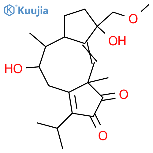 3,8,12,16-Tetrahydroxy-1,10(14)-fusicoccadien-13-one; (3α,8β,12α)-form, 12-Ketone, 16-Me ether structure