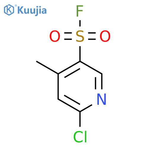 6-chloro-4-methylpyridine-3-sulfonyl fluoride structure