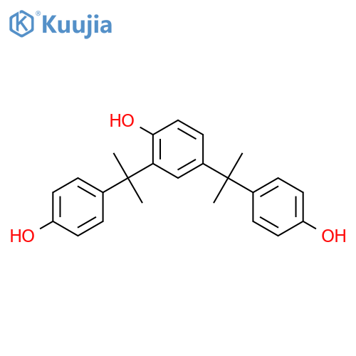 Phenol,2,4-bis[1-(4-hydroxyphenyl)-1-methylethyl]- structure