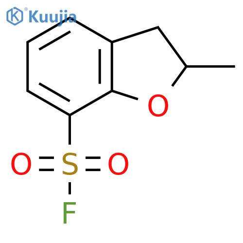 2-methyl-2,3-dihydro-1-benzofuran-7-sulfonyl fluoride structure