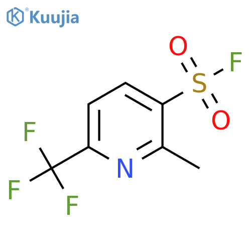 2-methyl-6-(trifluoromethyl)pyridine-3-sulfonyl fluoride structure