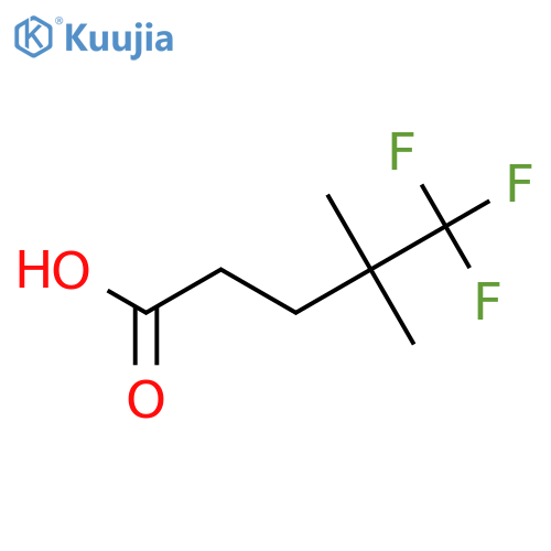 5,5,5-Trifluoro-4,4-dimethylpentanoic acid structure