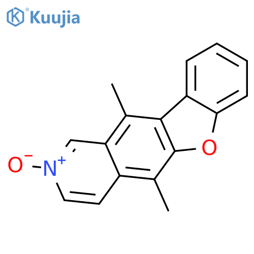 Benzofuro[2,3-g]isoquinoline,5,11-dimethyl-, 2-oxide structure