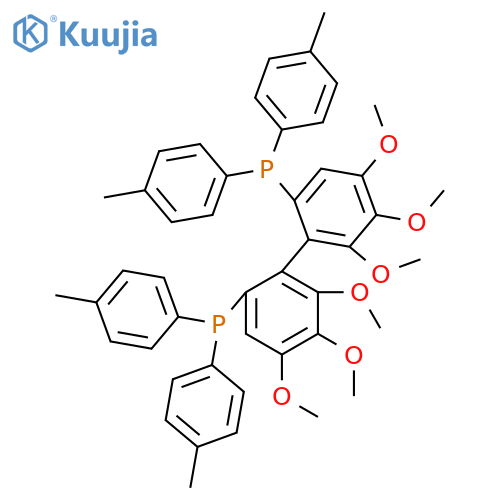 (R)-(4,4',5,5',6,6'-Hexamethoxybiphenyl-2,2'-diyl)bis(di-p-tolylphosphine) structure
