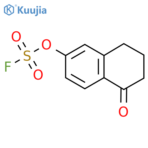 5-Oxo-5,6,7,8-tetrahydronaphthalen-2-yl fluoranesulfonate structure