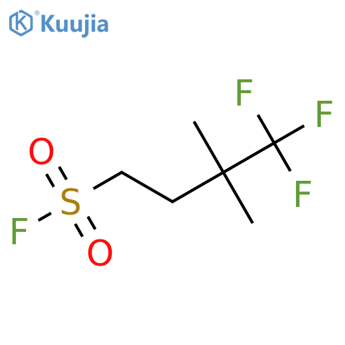 4,4,4-Trifluoro-3,3-dimethylbutane-1-sulfonyl fluoride structure