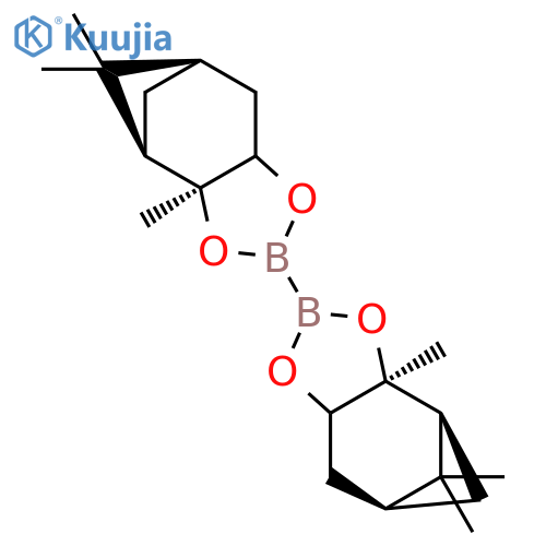 Bis(-)-pinanediolatodiboron structure
