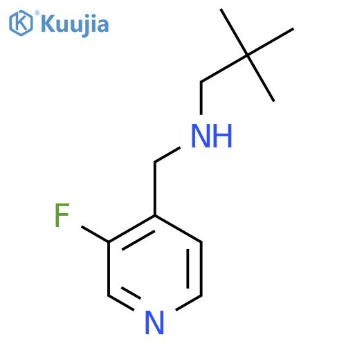 (2,2-Dimethylpropyl)[(3-fluoropyridin-4-yl)methyl]amine structure