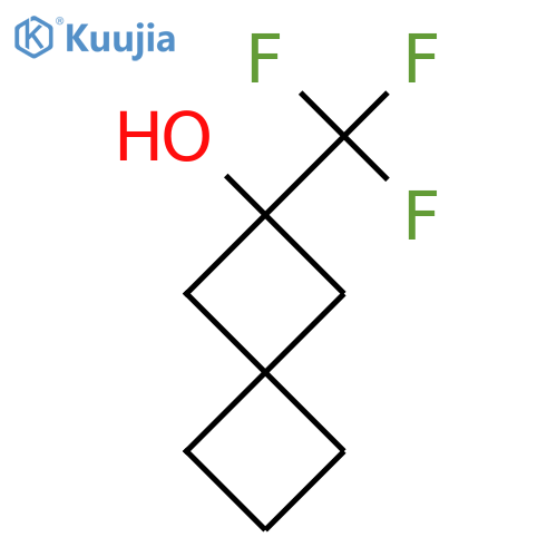 2-(Trifluoromethyl)spiro[3.3]heptan-2-ol structure