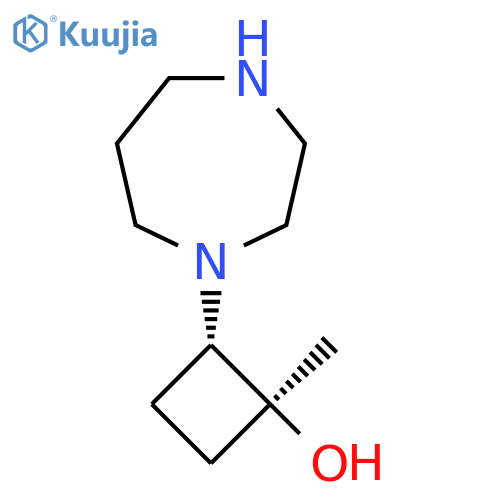 (1S,2S)-2-(1,4-Diazepan-1-yl)-1-methylcyclobutan-1-ol structure
