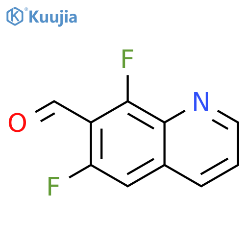 6,8-Difluoroquinoline-7-carbaldehyde structure