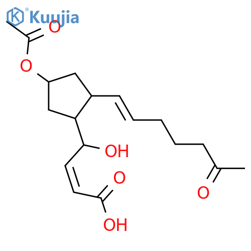 4-Hydroxy-4-[2-(6-hydroxy-1-heptenyl)-4-oxocyclopentyl]-2-butenoic acid; 4-Epimer, 15-ketone, 7S-alcohol, 7-Ac structure
