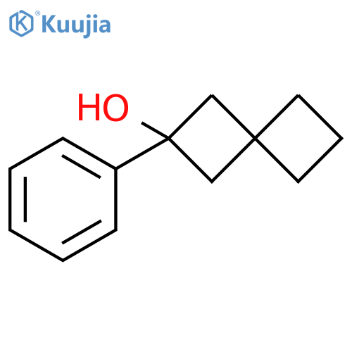 2-phenylspiro[3.3]heptan-2-ol structure