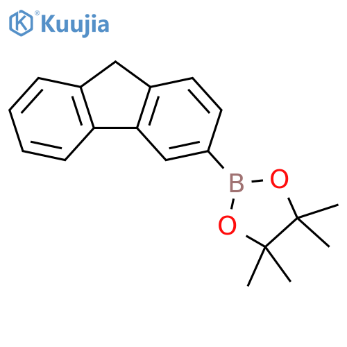 1,3,2-Dioxaborolane, 2-(9H-fluoren-3-yl)-4,4,5,5-tetramethyl- structure