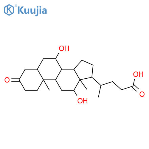 3-Oxo-7a,12a-hydroxy-5b-cholanoic Acid structure