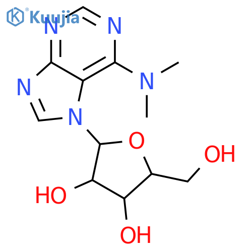 7H-Purin-6-amine,N,N-dimethyl-7-b-D-ribofuranosyl- structure