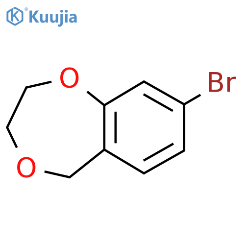 8-Bromo-2,3-dihydro-5H-benzo[E][1,4]dioxepine structure