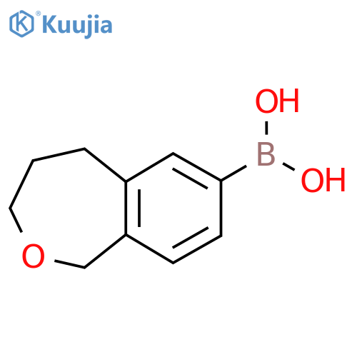 (1,3,4,5-Tetrahydrobenzo[c]oxepin-7-yl)boronic acid structure