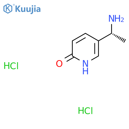 5-[(1R)-1-Aminoethyl]-1H-pyridin-2-one;dihydrochloride structure